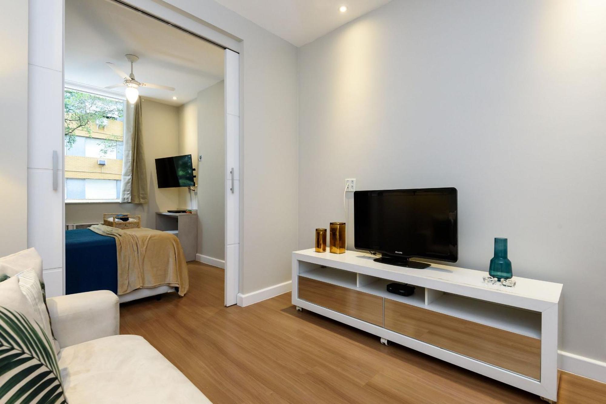 Apartamento Moderno Em Copacabana | Sl 363/109 리오데자네이루 외부 사진
